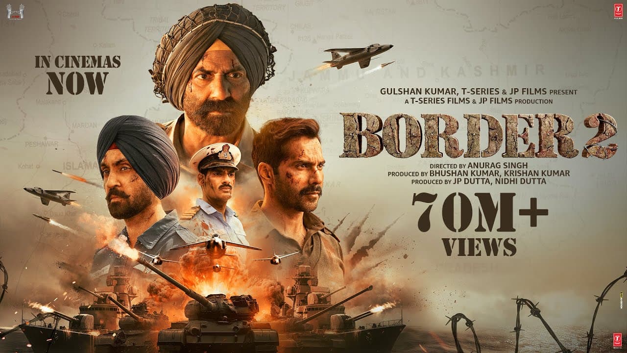 BORDER 2 (Trailer) | Sunny Deol, Varun, Diljit, Ahan | Anurag S | JP Dutta, Bhushan K | 23-Jan-2026