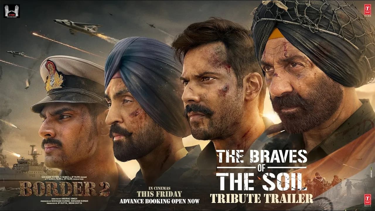 BORDER 2: #TheBravesOfTheSoil Tribute Trailer | Sunny Varun Diljit Ahan | Mithoon Sonu Manoj| 23 Jan