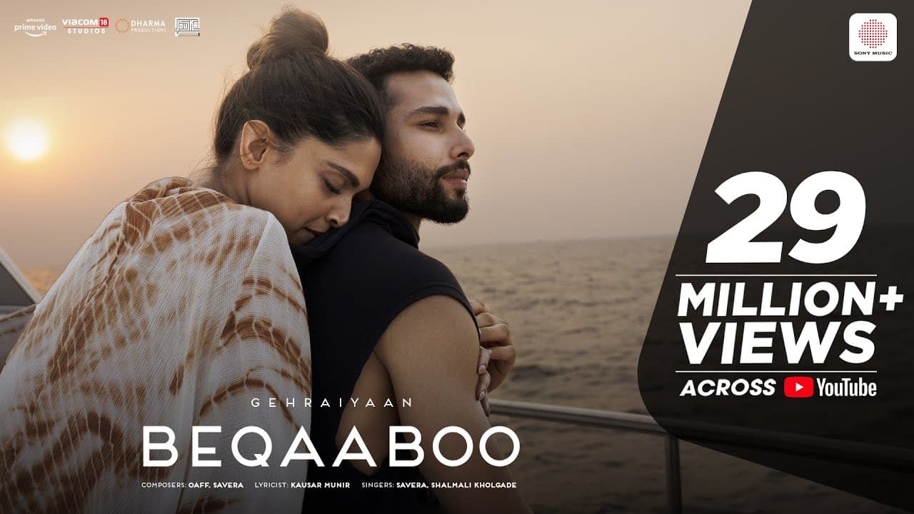 Beqaaboo - Official Video | Gehraiyaan | Deepika Padukone, Siddhant, Ananya, Dhairya | OAFF, Savera