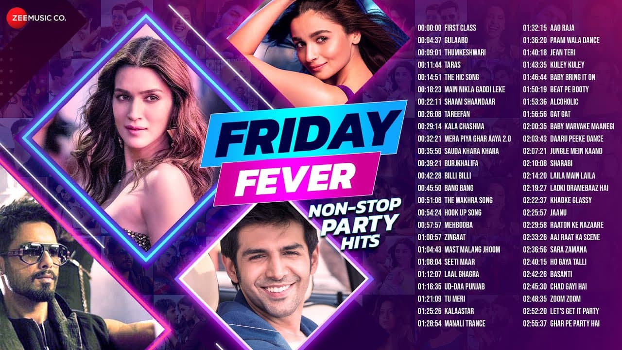 Friday Fever Non Stop Party Hits | Zingaat, Bang Bang, Taras, Kalaastar, Kala Chashma & More