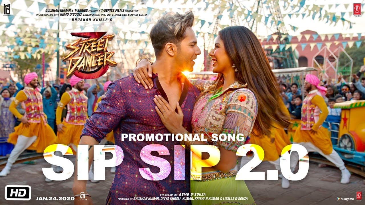 Sip Sip 2.0 | Street Dancer 3D | Varun D, Shraddha K, Aparshakti K | Garry S, Jasmine S, Tanishk B