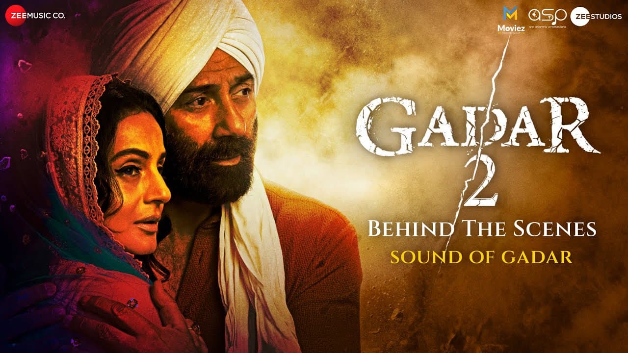 Sound Of Gadar 2 - BTS | Sunny Deol | Ameesha Patel | Utkarsh S | Simratt K | Anil S | Zee Studios
