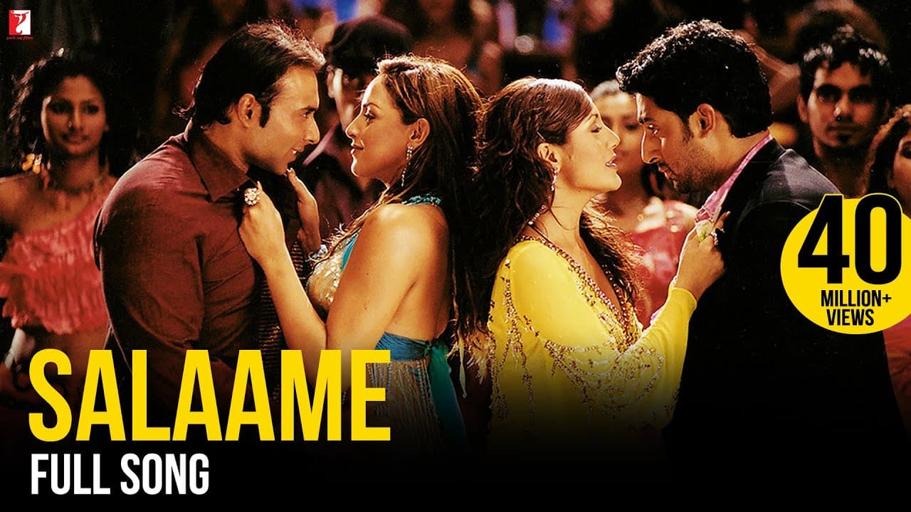 Salaame | Full Song | Dhoom | Abhishek Bachchan | Uday Chopra | Esha | Rimi | Kunal | Vasundhara