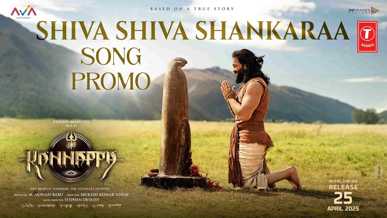 Kannappa: Shiva Shiva Shankaraa Song Promo - Hindi | Vishnu Manchu | Mohan Babu | Mukesh Kumar S