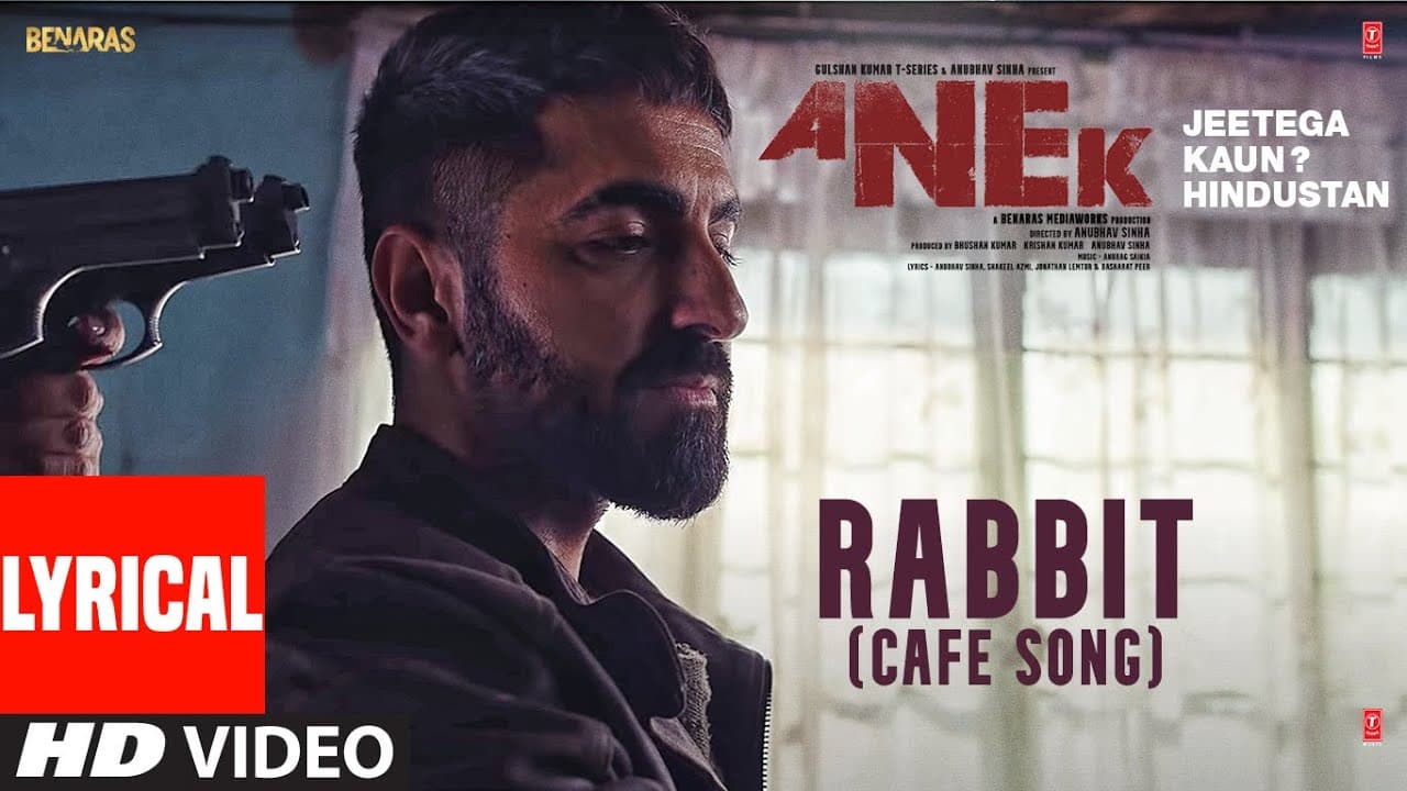 Lyrical: RABBIT (CAFE SONG) - ANEK | Anubhav S, Ayushmann K |Neha Karode, Anurag S | Bhushan Kumar