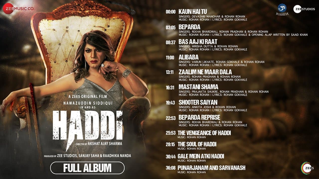 Haddi - Full Album | Nawazuddin Siddiqui, Anurag Kashyap | A ZEE5 Original Film | 7 Sep 2023