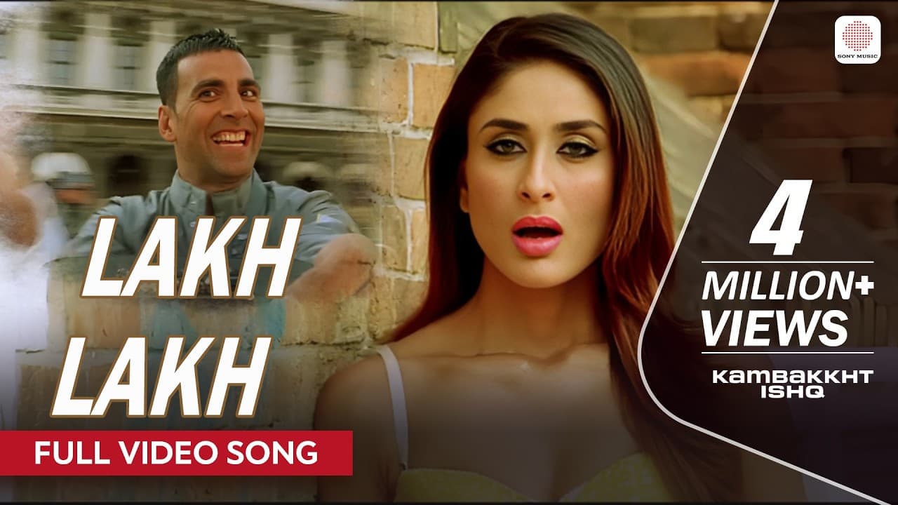 Lakh Lakh - Full Video Song | Anu Malik | Salim–Sulaiman | RDB | Kambakkht Ishq