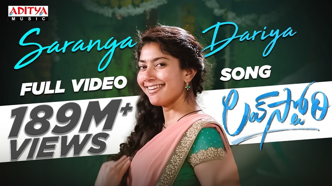 #SarangaDariya​ Video Song |Love story Songs |Naga Chaitanya |Sai Pallavi |Sekhar Kammula |Pawan Ch