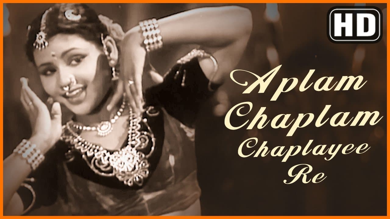 Aplam Chaplam Chaplayee Re (HD) - Azaad Songs - Sayee - Subbulakshmi - Dilip Kumar  - Filmigaane