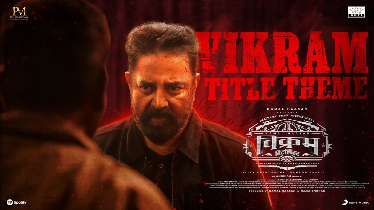 Vikram - Title Track | Kamal Haasan | Anirudh | Vijay Sethupathi | Anirudh | Siddharth Mahadevan
