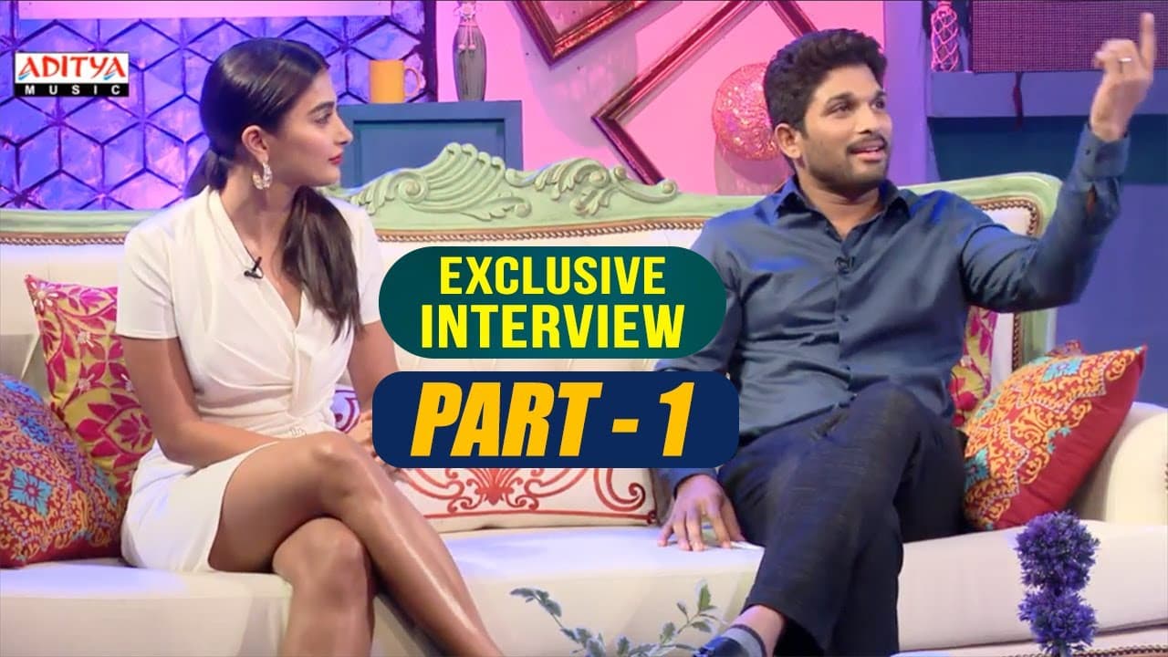 Exclusive Interview With Allu Arjun & Pooja Hegde | Part-01  | Aditya Music | DSP | Harish Shankar