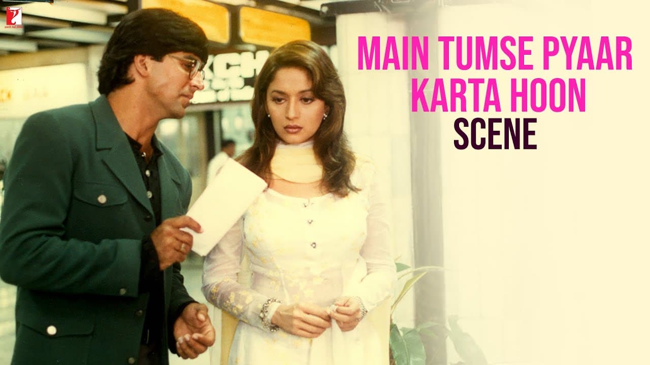 Main Tumse Pyaar Karta Hoon | Scene | Dil To Pagal Hai | Akshay Kumar, Madhuri Dixit | Yash Chopra