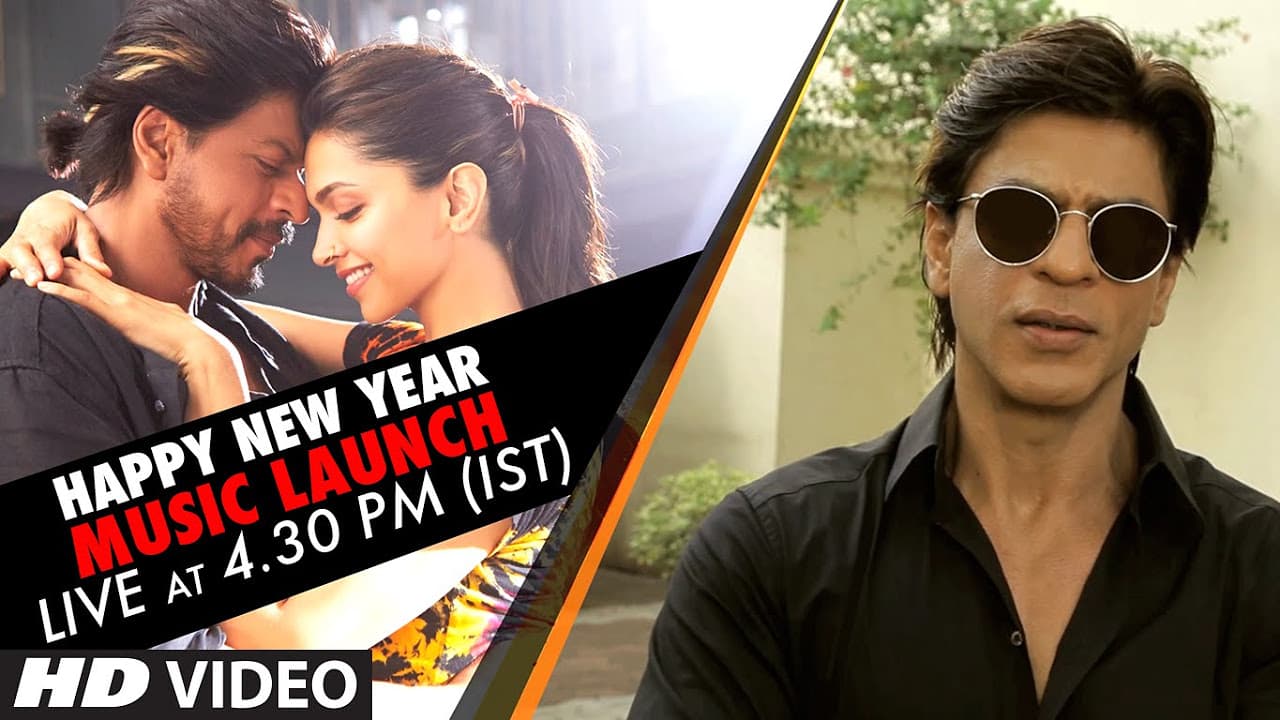 Happy New Year Music Launch LIVE at 4.30 pm (IST) | Shah Rukh Khan, Deepika Padukone