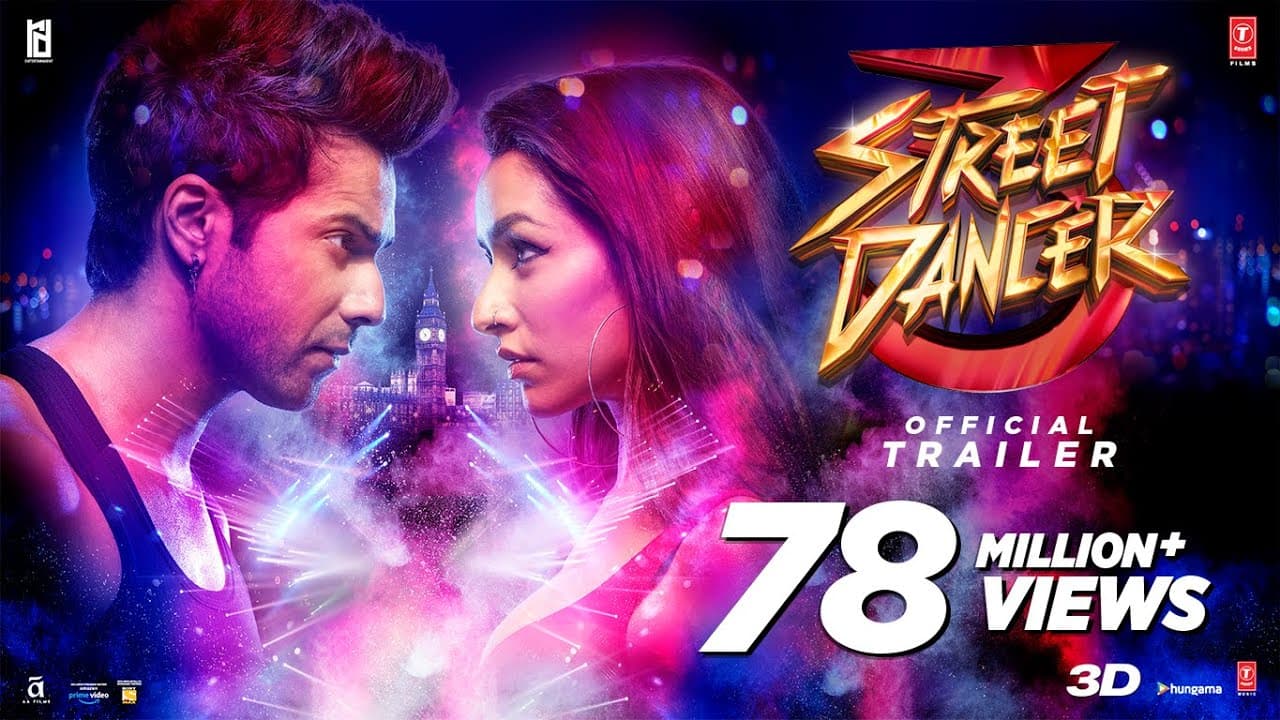 Street Dancer 3D (Trailer) Varun D, Shraddha K,Prabhudeva, Nora F | Remo D | Bhushan K|24th Jan 2020