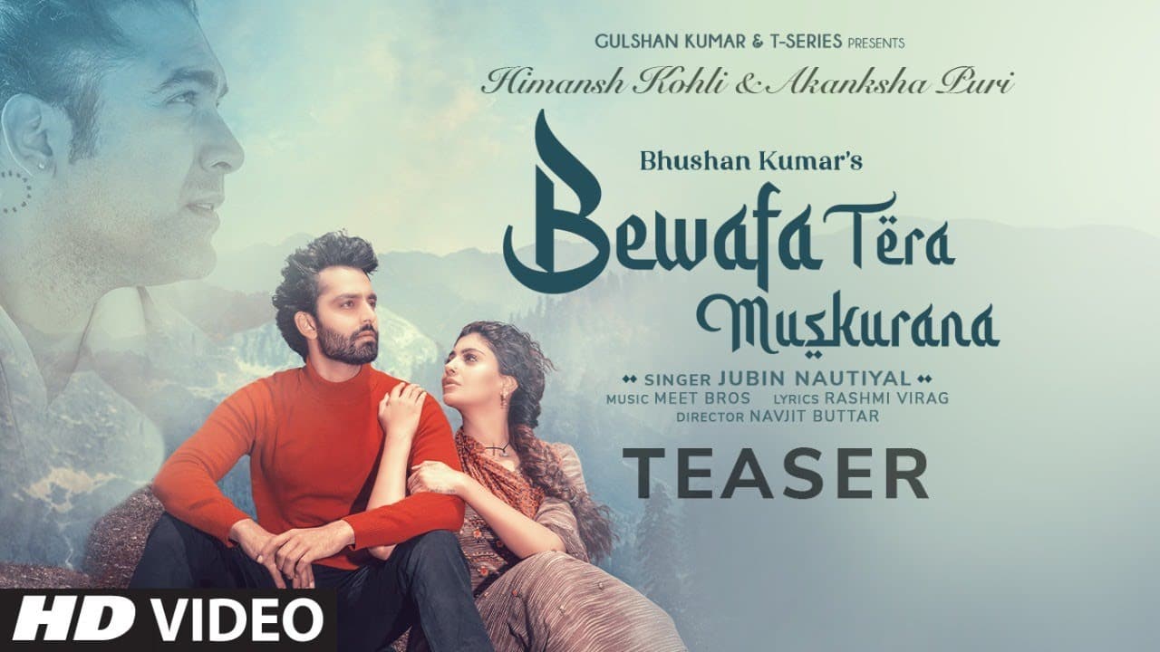 Jubin Nautiyal: Bewafa Tera Muskurana Teaser | Himansh K, Akanksha P, Meet Bros, Rashmi V | 9 August