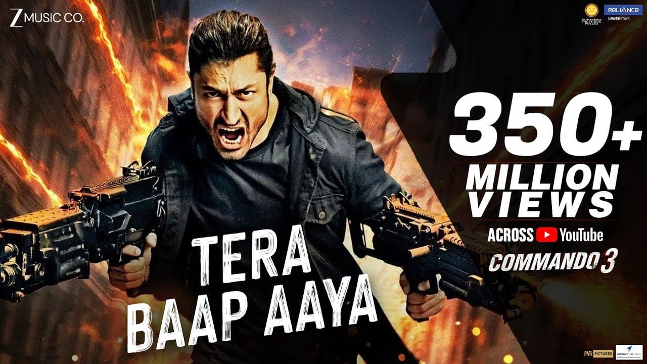 Tera Baap Aaya - Commando 3| Vidyut Jammwal, Adah Sharma, Angira Dhar, Gulshan D| Farhad B, Vikram M
