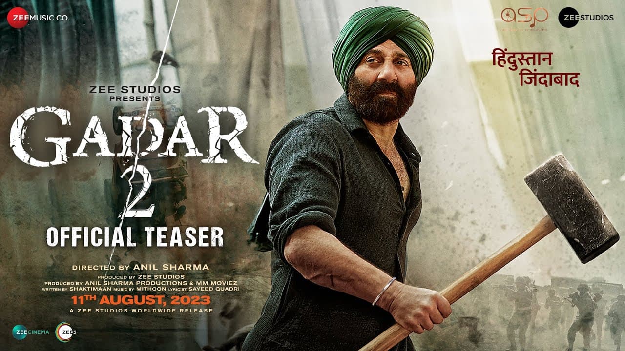 Gadar 2 - Official Teaser | Sunny Deol | Ameesha Patel | Anil Sharma | Zee Studios | 11th August