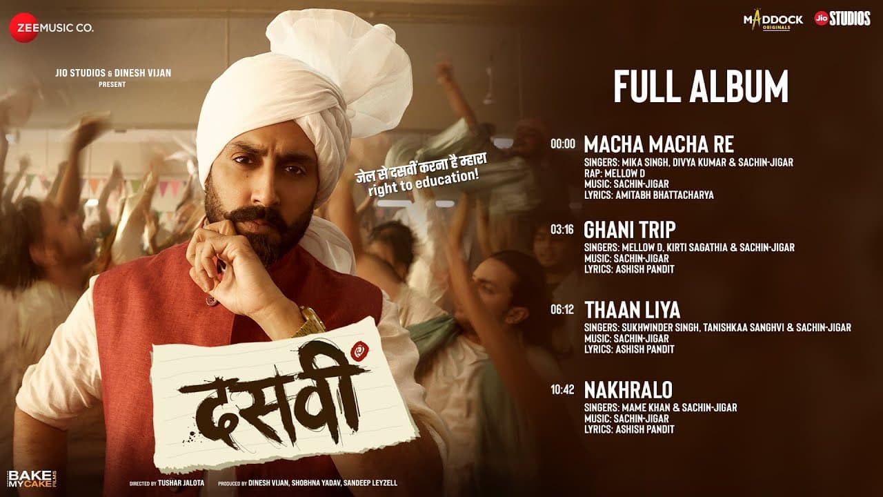 Dasvi - Full Album | Abhishek Bachchan, Yami Gautam, Nimrat Kaur | Sachin-Jigar