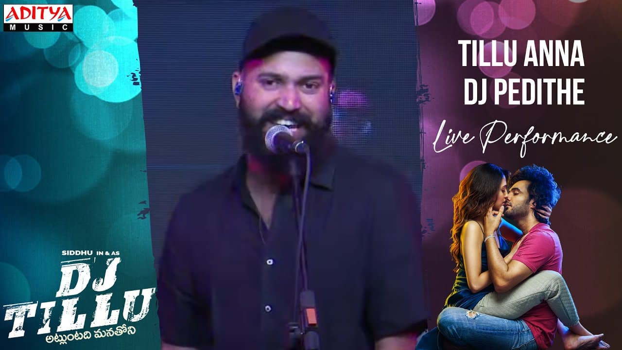 Tillu Anna DJ Pedithe Live Performance | #DJTillu Pre Release Event Live | Siddhu, Neha Shetty