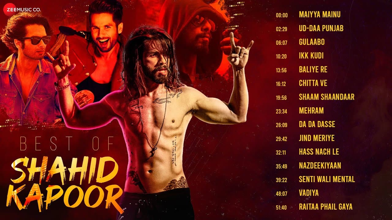 Best of Shahid Kapoor - Full Album | 15 Superhit Songs | Maiyya Mainu, Ud-daa Punjab, Gulaabo & More