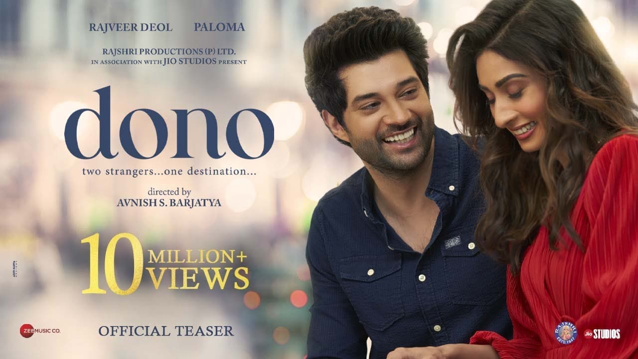 Dono: Official Teaser | Rajveer Deol, Paloma, Avnish S. Barjatya | In Cinemas Soon