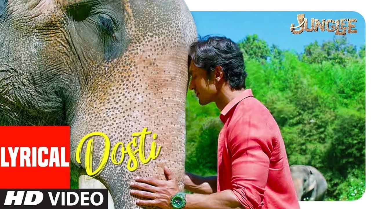 LYRICAL: DOSTI | Junglee  | Vidyut Jammwal | Mohan Kannan | Sameer Uddin | T-Series