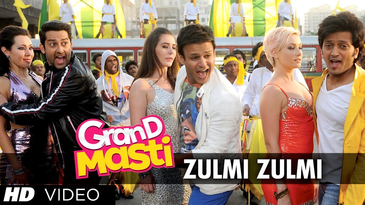 Zulmi Zulmi Grand Masti Full Song |  Riteish Deshmukh, Vivek Oberoi, Aftab Shivdasani