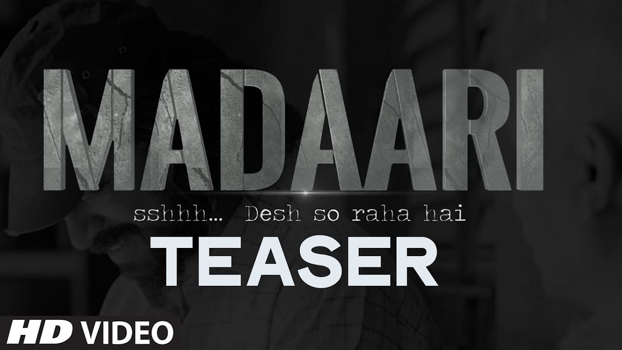Madaari Teaser Video | Irrfan Khan, Jimmy Shergill | Official TRAILER  Coming Out on 11th May, 2016