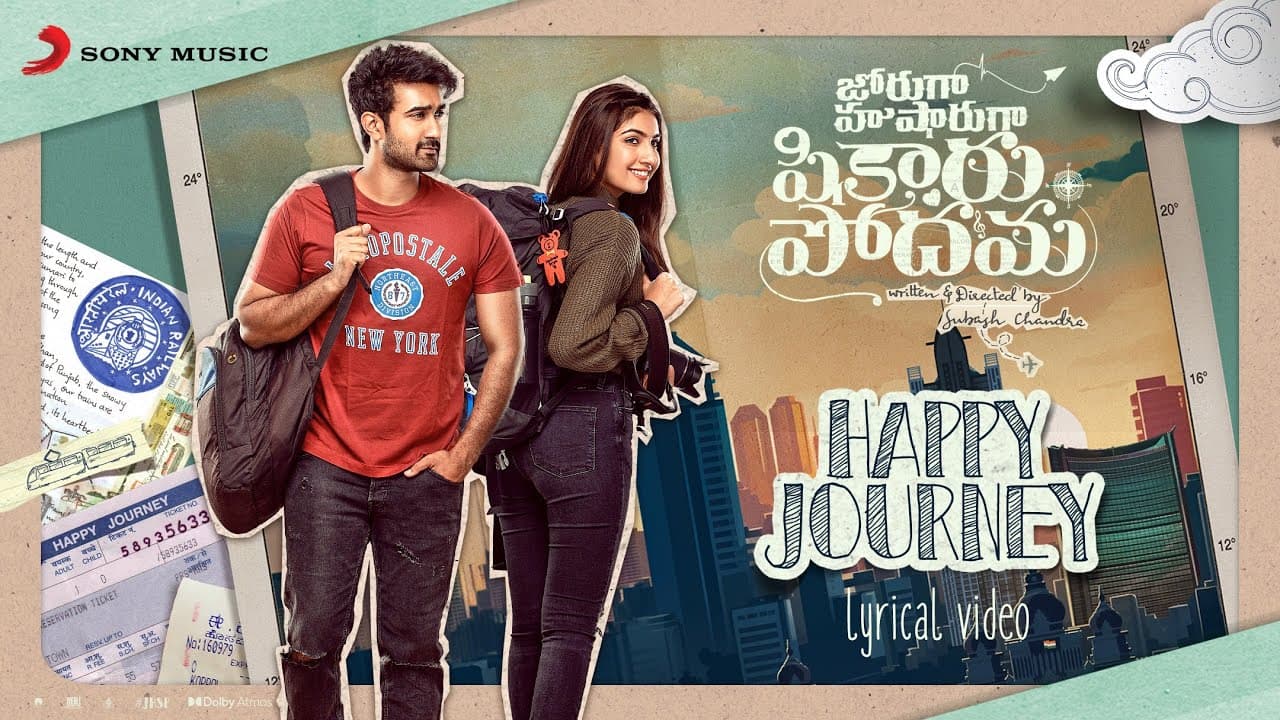 Happy Journey Lyrical | #JHSP | Joruga Hushaaruga Shikaaru Podhama | Santosh Shobhan & Phalguni