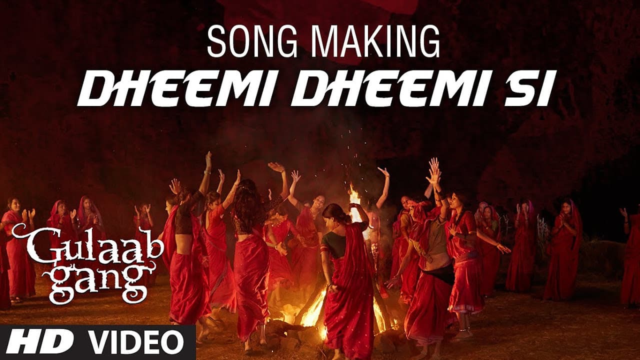 Song Making: Dheemi Dheemi Si | Gulaab Gang | Madhuri Dixit, Juhi Chawla