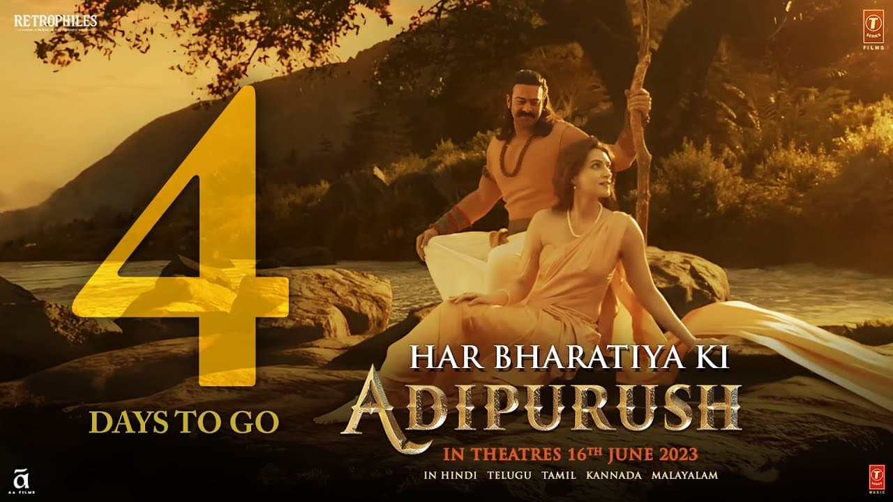 Adipurush | 4 Days To Go | Prabhas | Kriti Sanon | Om Raut | Manoj Muntashir Shukla | Bhushan Kumar