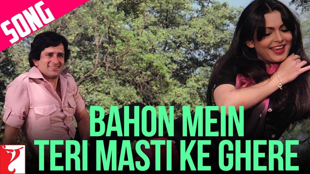 Bahon Mein Teri Song | Kaala Patthar | Shashi Kapoor, Parveen Babi | Lata Mangeshkar, Mohammed Rafi