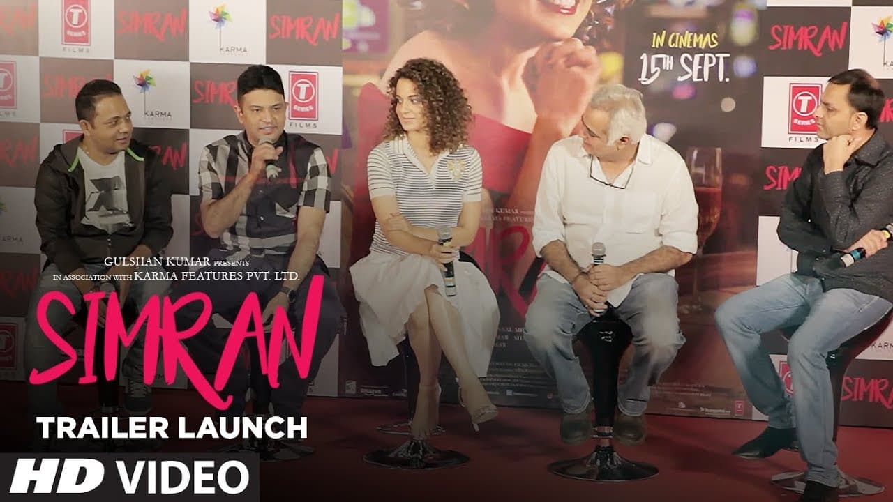 Simran: Official Trailer Launch | Kangana Ranaut | Hansal Mehta