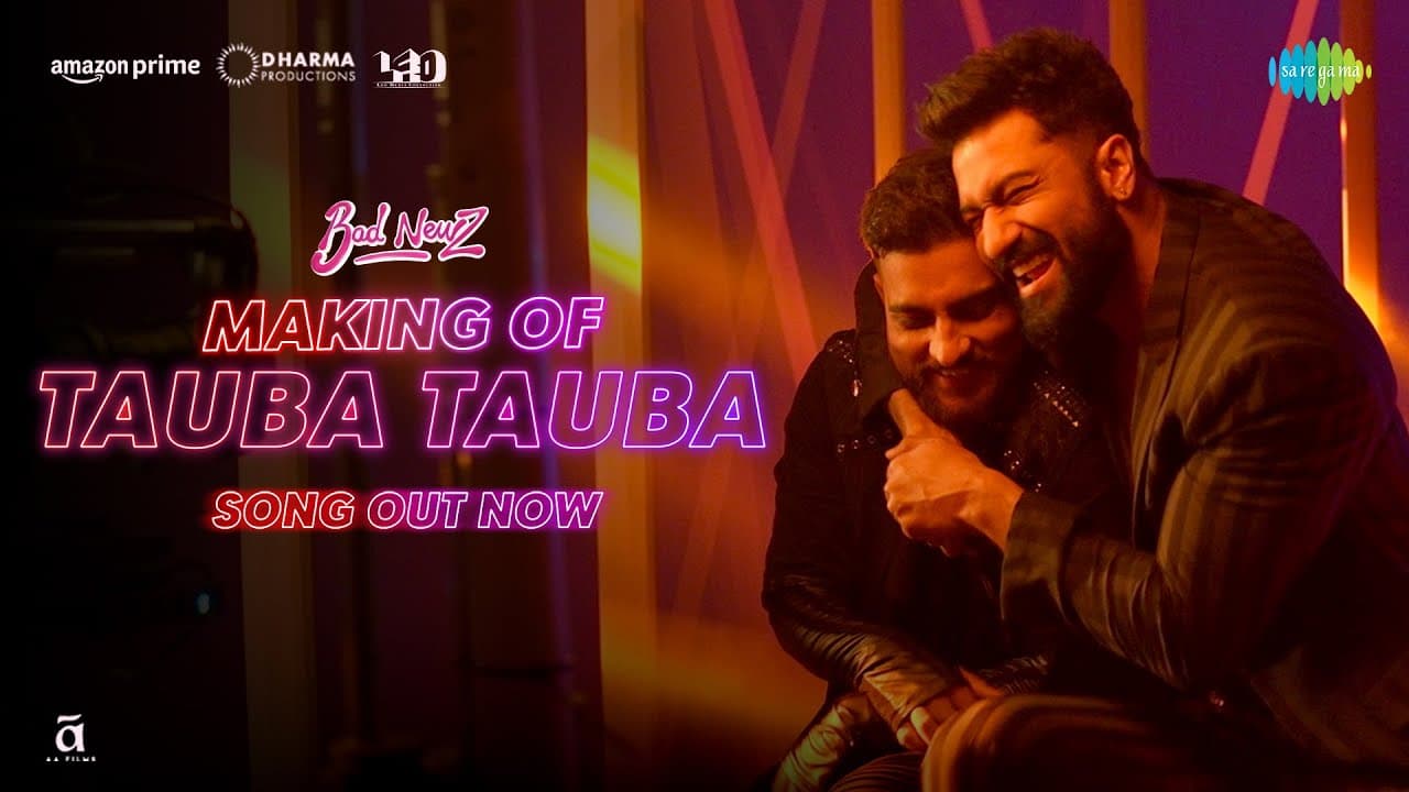 Making of Tauba Tauba | Bad Newz | Vicky Kaushal | Triptii Dimri | Karan Aujla