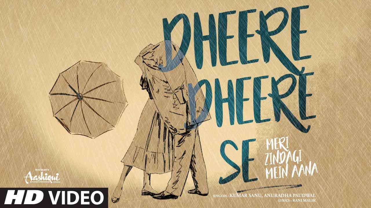 Aashiqui: Dheere Dheere Se Meri Zindagi Mein Aana | Rahul Roy, Anu A | Kumar Sanu, Anuradha Paudwal