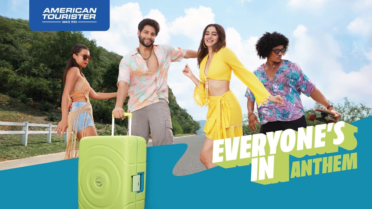 American Tourister - Everyone's In Anthem | Ananya Panday | Siddhant Chaturvedi | Vayu | Jonita