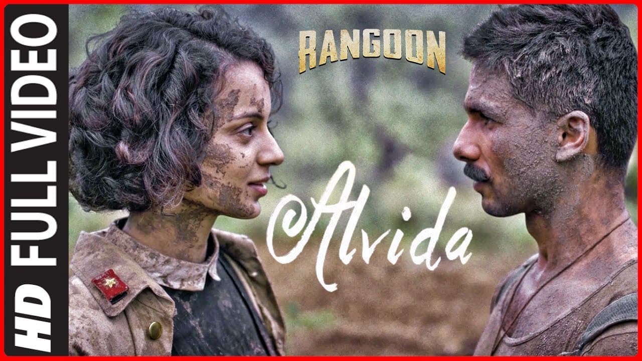 Alvida Full Video Song | Rangoon | Saif Ali Khan, Kangana Ranaut, Shahid Kapoor | T-Series