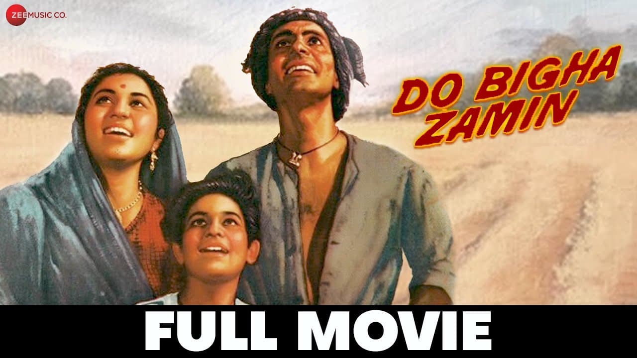 दो बीघा ज़मीन Do Bigha Zamin - Full Movie | Balraj Sahani & Nirupa Roy | Old Classic Movies