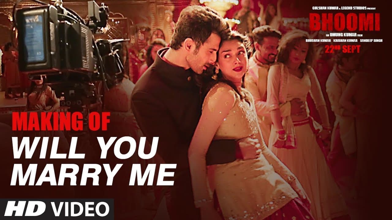 Making Of Will You Marry Me Video Song | Bhoomi | Aditi Rao Hydari, Sidhant | Sachin - Jigar