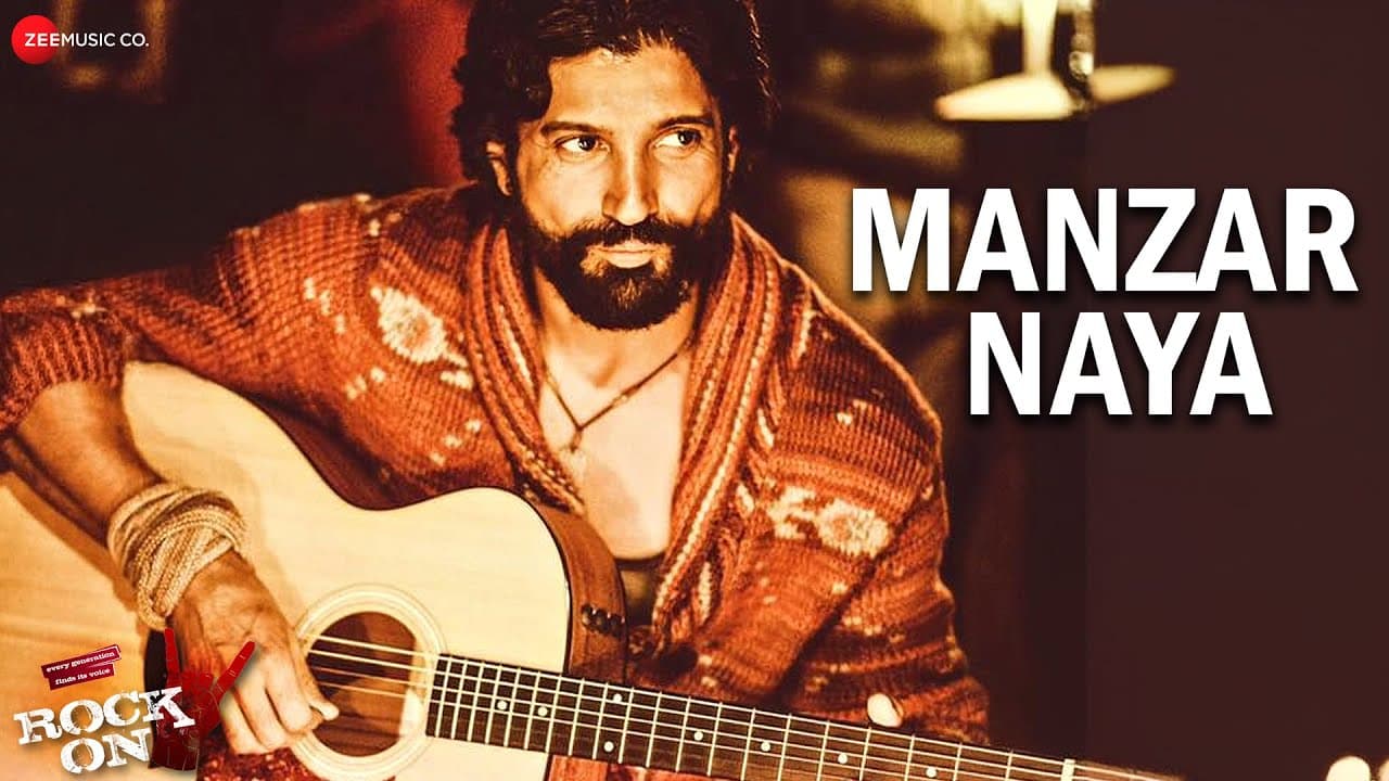 Manzar Naya | Farhan Akhtar, Arjun Rampal, Purab Kholi, Prachi D, Shahana G | Rock On 2 | Lyrical
