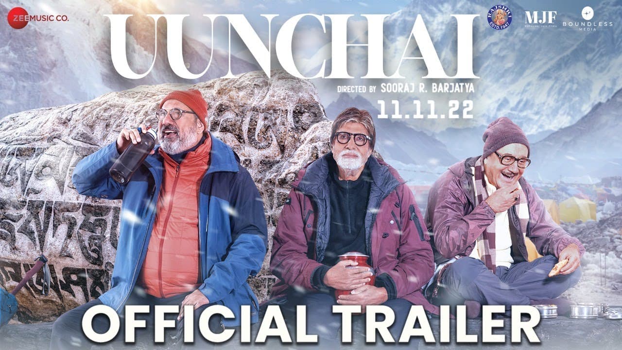 Uunchai - Official Trailer | Amitabh Bachchan, Anupam Kher, Boman Irani | Sooraj Barjatya | 11th Nov