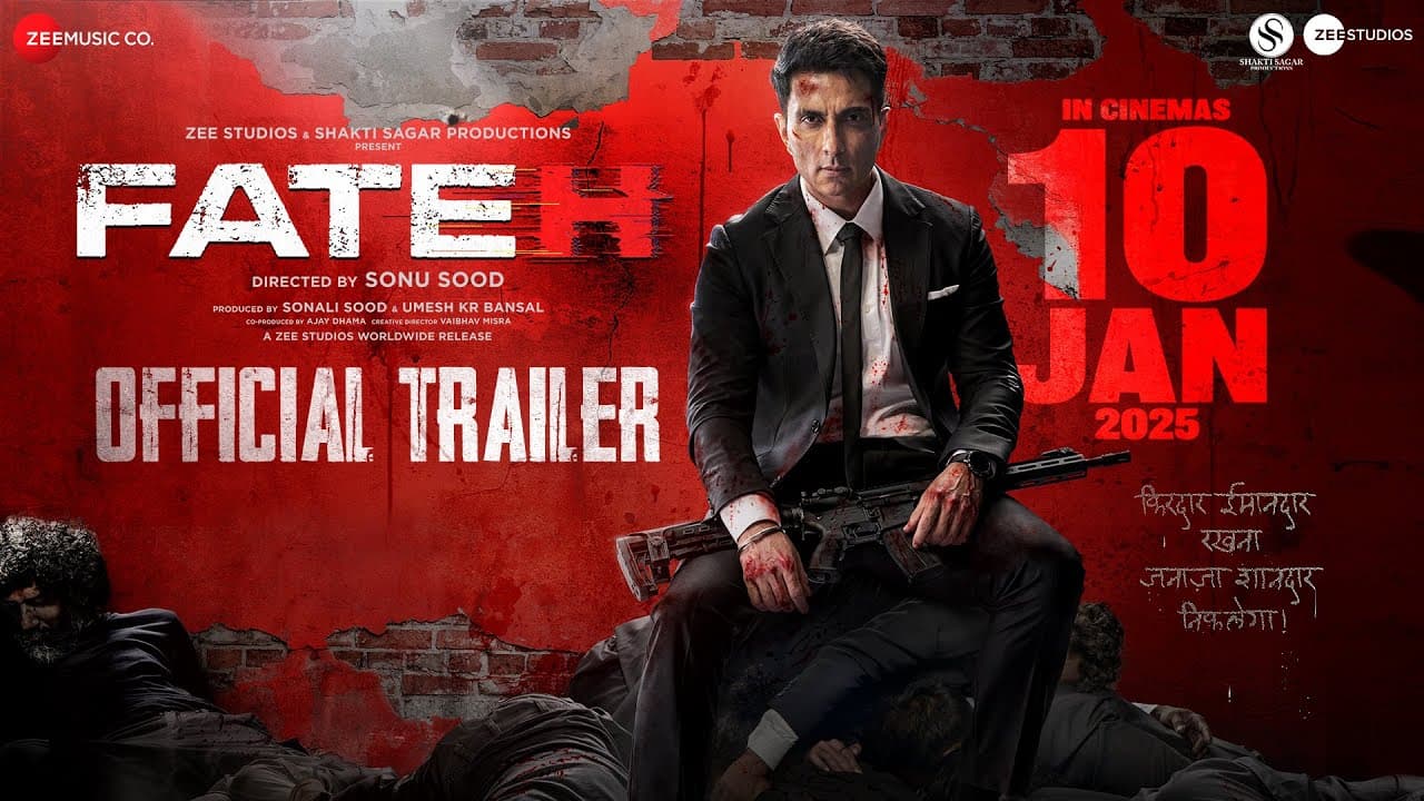 Fateh - Official Trailer | Sonu Sood | Jacqueliene Fernandez | Naseeruddin Shah | 10th January 2025