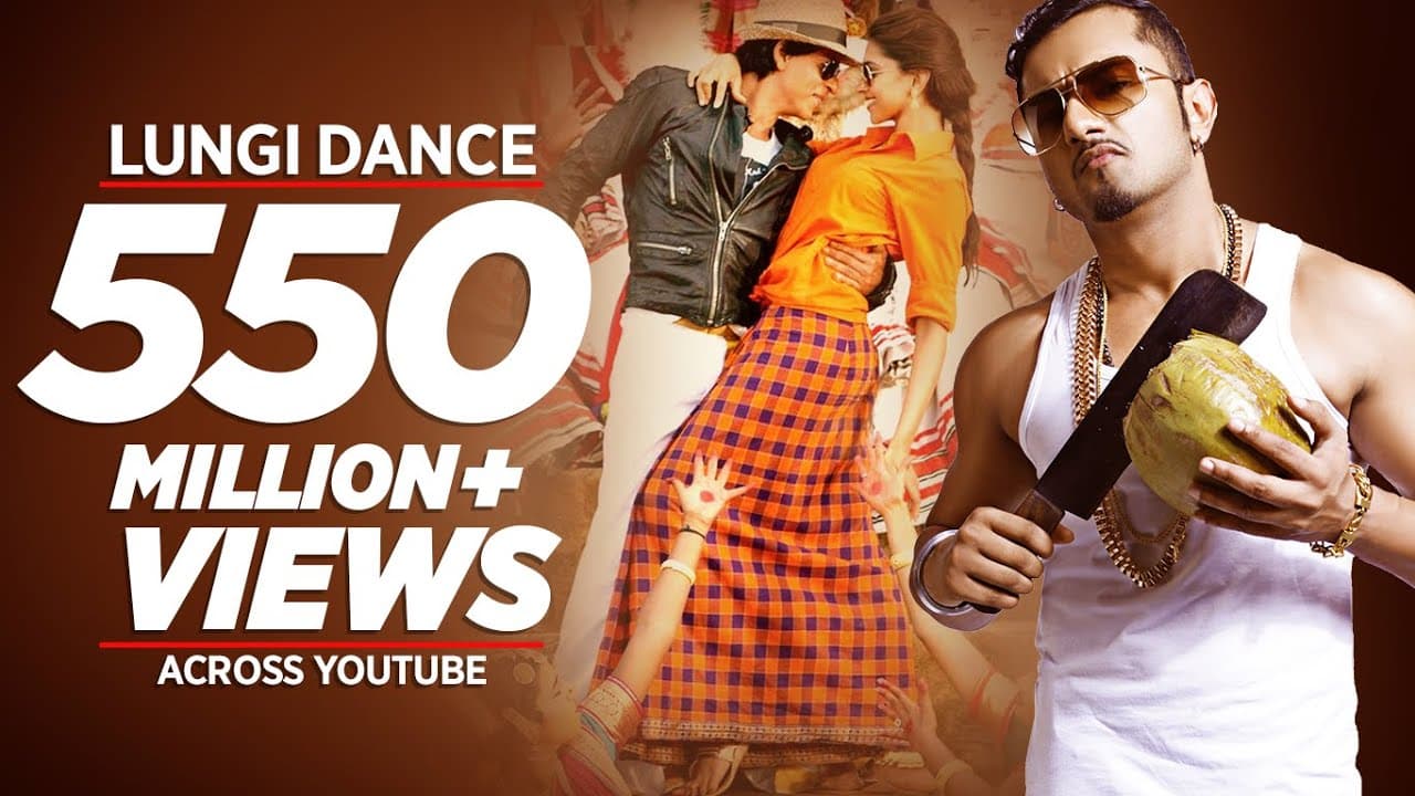 "Lungi Dance Chennai Express" New Video Feat. Honey Singh, Shahrukh Khan, Deepika