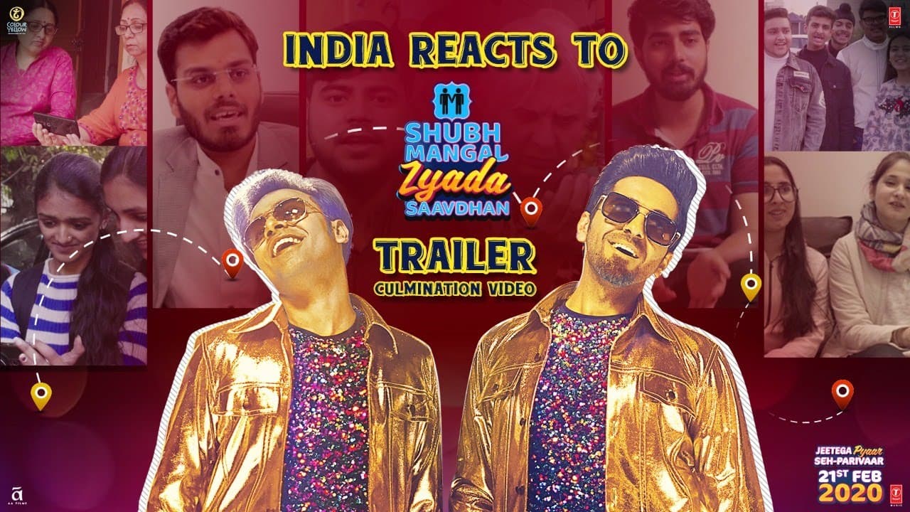 India Reacts to Shubh Mangal Zyada Saavdhan Trailer - Culmination Video | Movie In Cinemas Now