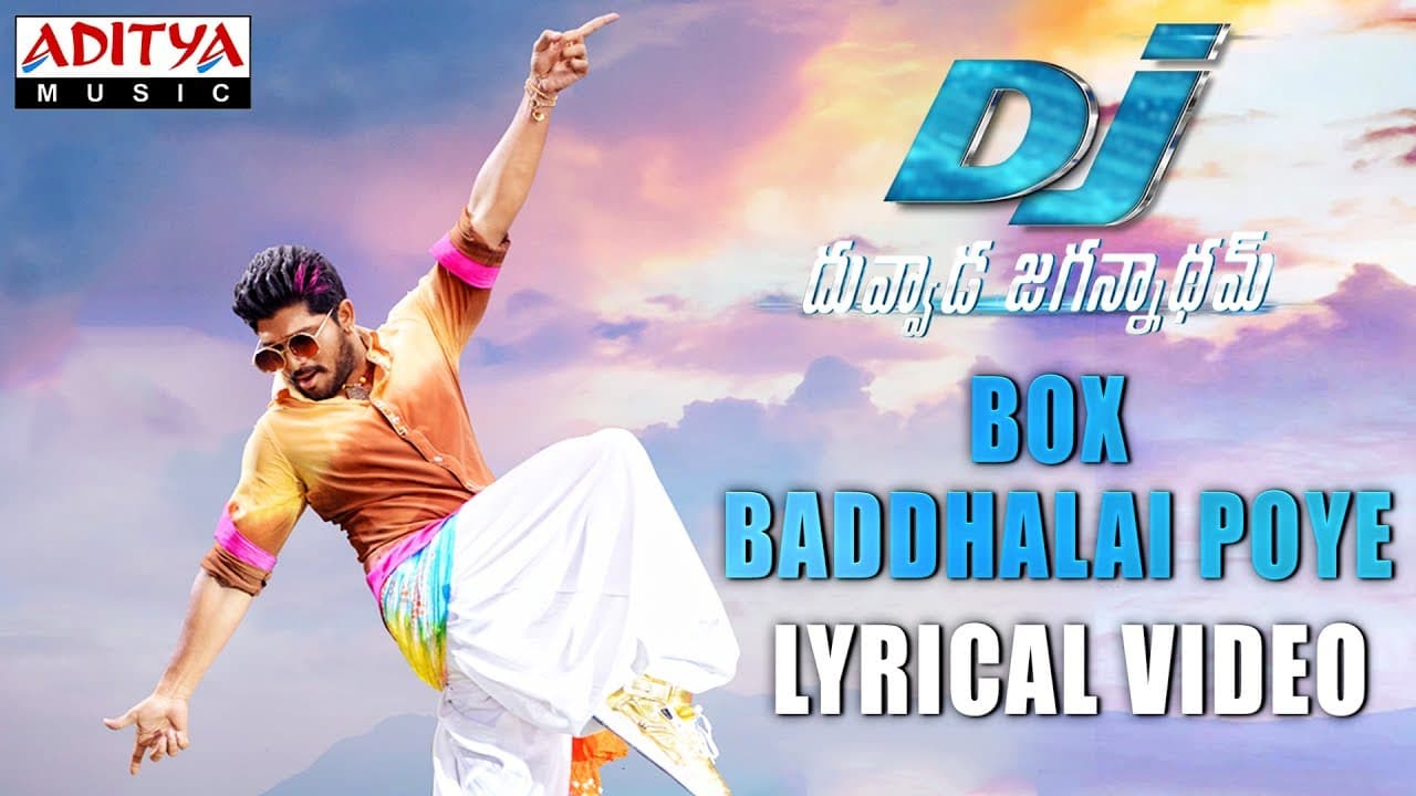 Box Baddhalai Poye Full Song With Lyrics | DJ Songs | Allu Arjun | Pooja Hegde | DSP