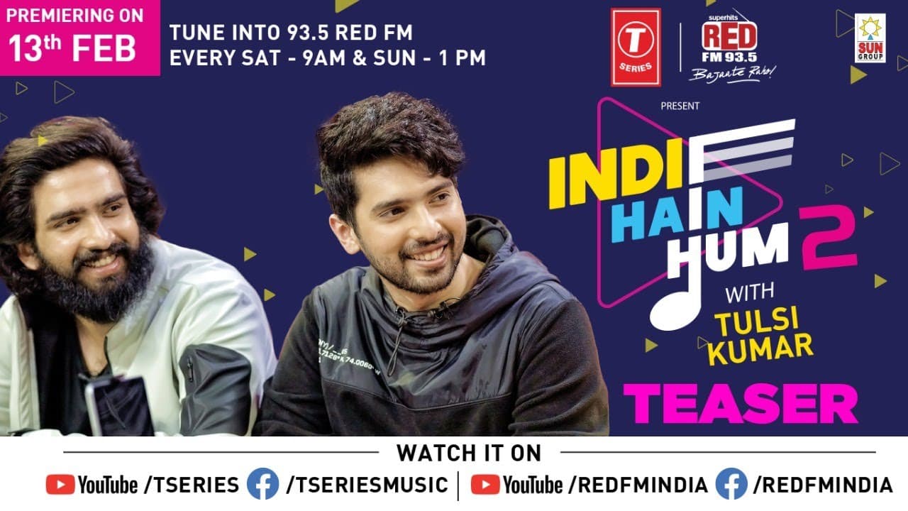 Indie Hain Hum S2 with Tulsi Kumar | Ep-1 - Promo Armaan Malik, Amaal Mallik | T-Series | Red FM