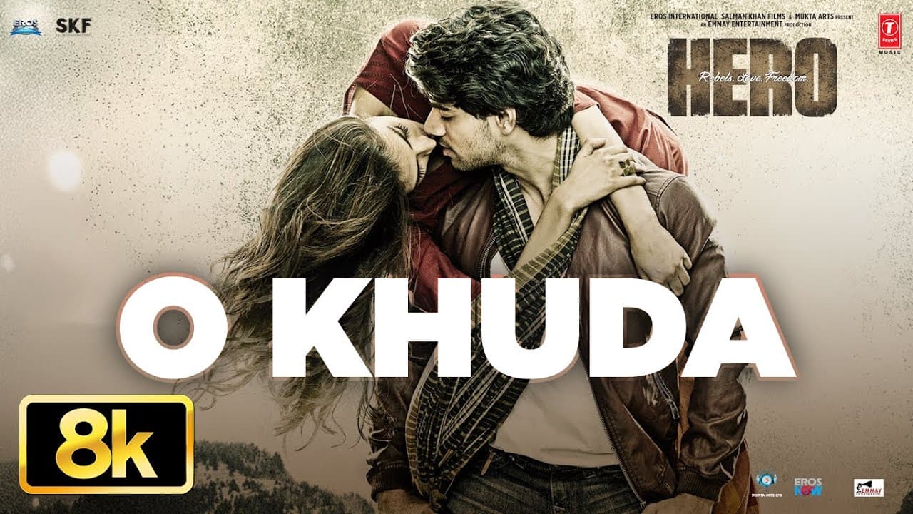O Khuda 8K Full Video Song | Amaal Mallik | Palak Muchchal | Hero | Sooraj Pancholi, Athiya Shetty