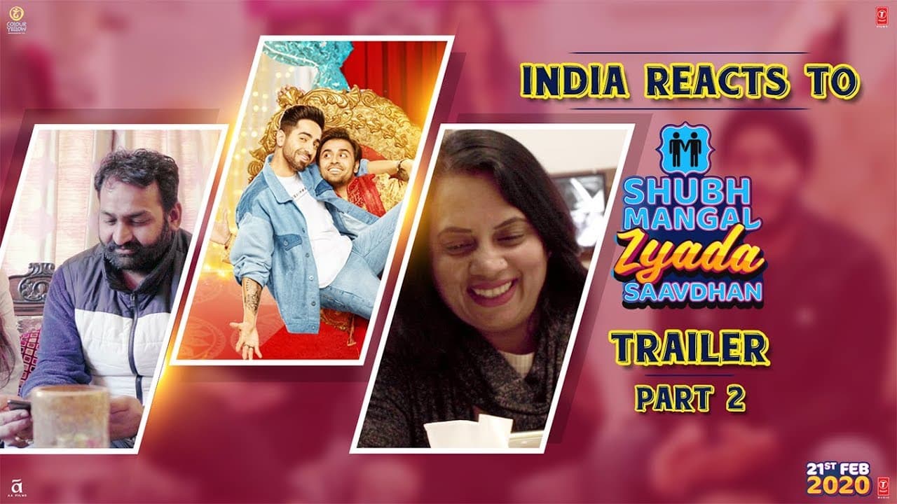 India Reacts to Shubh Mangal Zyada Saavdhan Trailer Part II | Ayushmann K | Jeetu | 21 February 2020