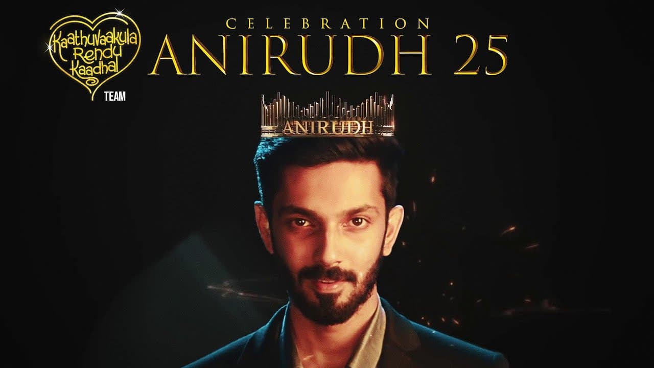 Team Kaathuvaakula Rendu Kaadhal Celebrates Anirudh 25