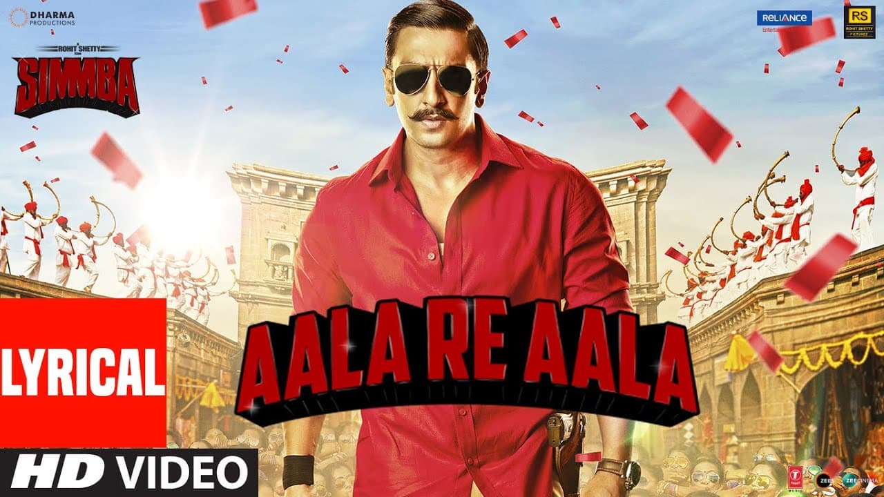 Lyrical:  Aala Re Aala | SIMMBA | Ranveer Singh, Sara Ali Khan | Tanishk Bagchi, Dev Negi, Goldi